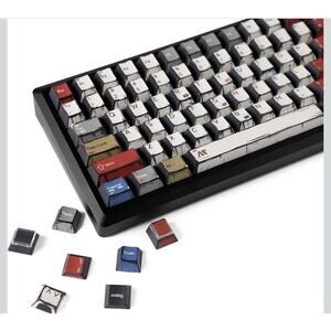 YMDK Retro Manga Theme Keycaps Anime Comic Full Set 141 Keys Creative Interestin